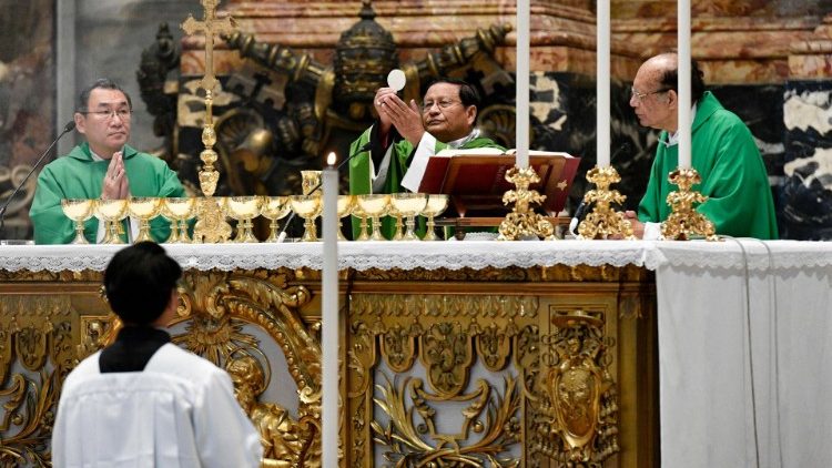 Myanmar’s Cardinal Bo at Synod Mass: ‘Our people are on an exodus’